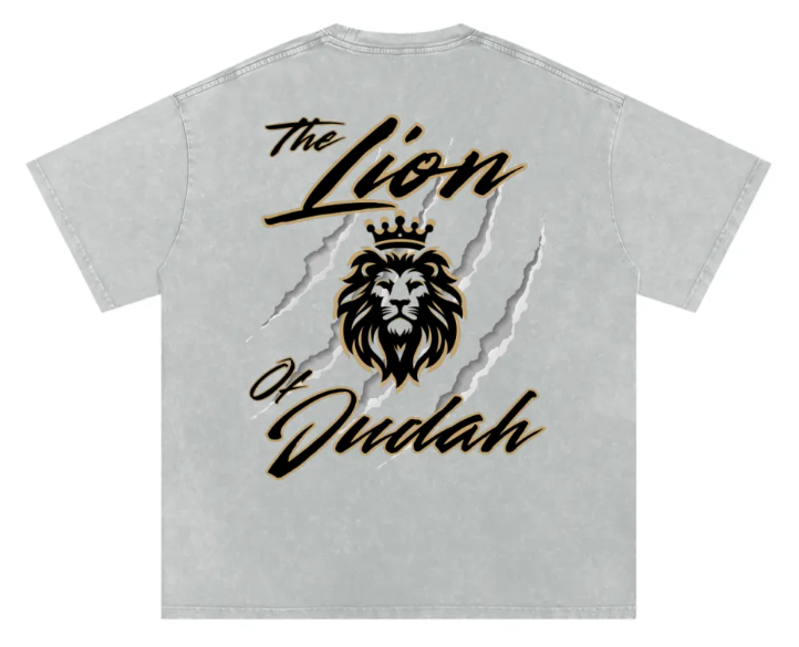"Lion of Judah" Graphic Oversized Tee