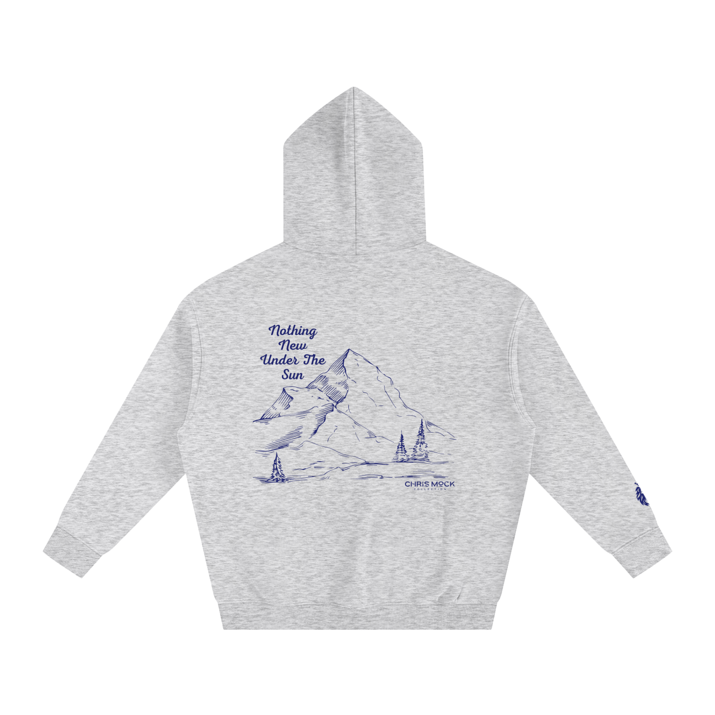 GREY "MOCK" HOODIE